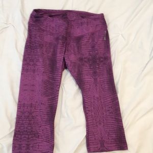 Reebok workout capris